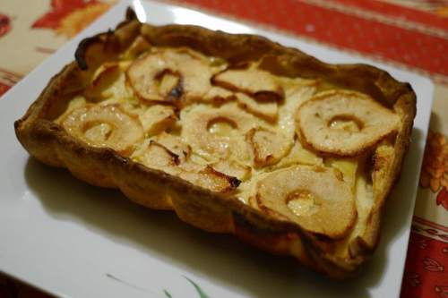 tarte pommes amandes facon galette des rois - votre dieteticienne - valerie coureau
